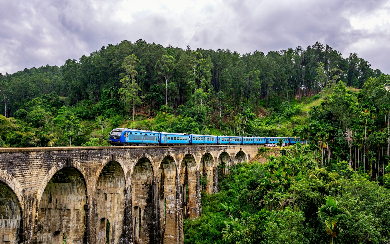 le train en Sri Lanka