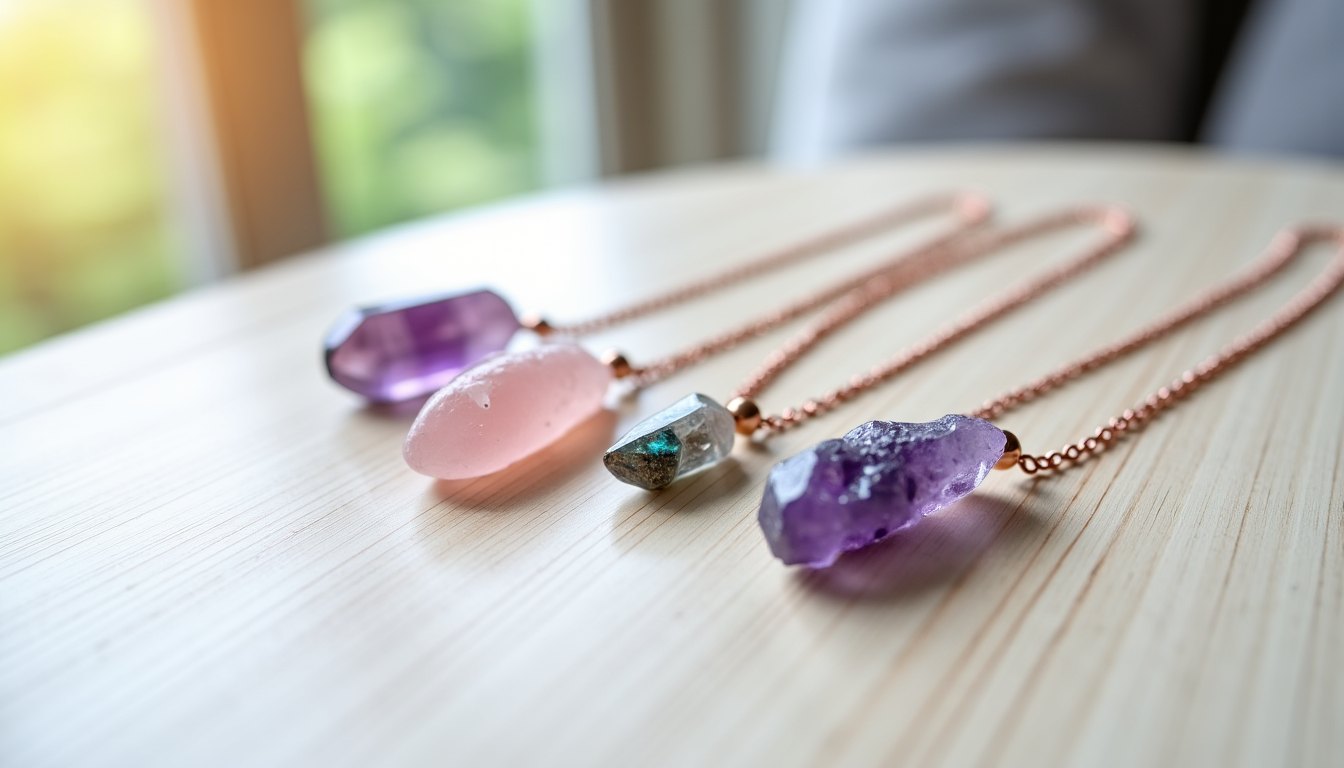 Crystal healing necklace : découvrez les différents types de colliers en cristaux